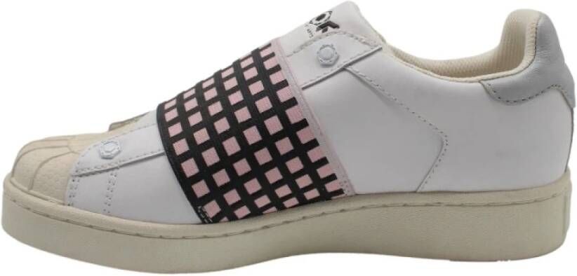 MOA Master OF Arts Witte Roze Sneakers voor Vrouwen Multicolor Heren