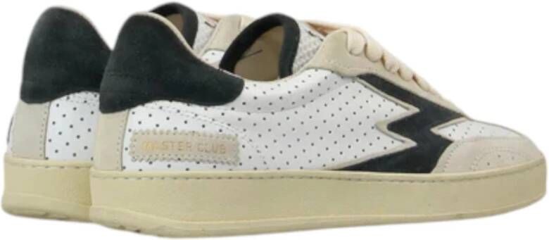 MOA Master OF Arts Witte Sneakers met Zwart Suède