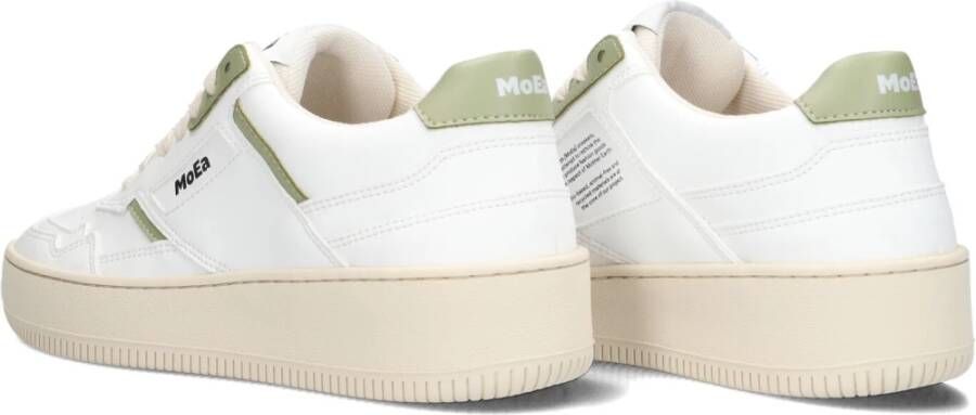 MoEa Witte Lage Sneakers voor Dames