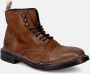 Moma Bruine leren veterschoenen Brown Heren - Thumbnail 2