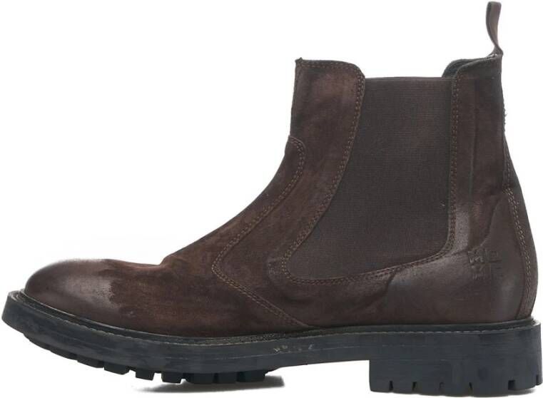 Moma Bruine Chelsea Ankle Boots Brown Heren