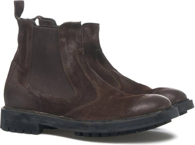 Moma Bruine Chelsea Ankle Boots Brown Heren