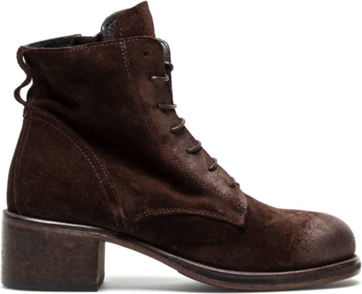Moma Damesschoenen enkelschoenen 1Bw149 crosta leer Bruin Dames