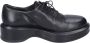 Moma Elegante leren veterschoenen Black Dames - Thumbnail 3
