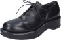 Moma Elegante leren veterschoenen Black Dames - Thumbnail 5