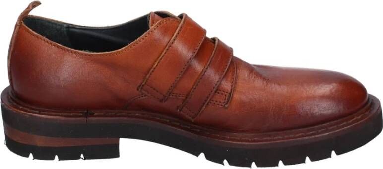 Moma Elegante leren dames schoenen Brown Dames