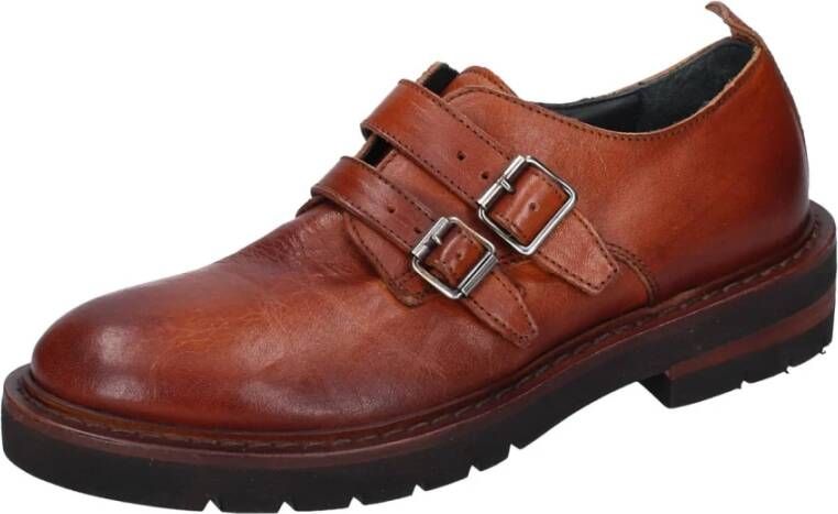 Moma Elegante leren dames schoenen Brown Dames