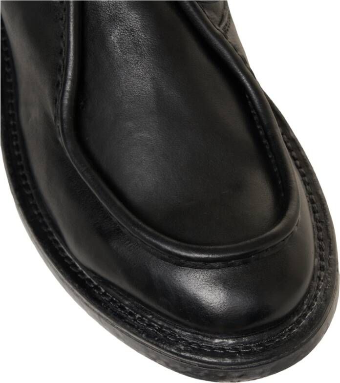 Moma Elegante Leren Veterschoenen