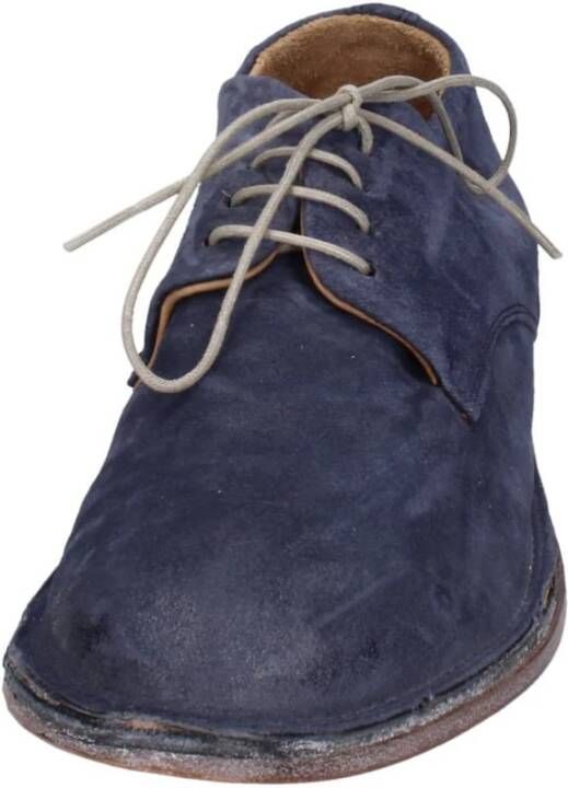 Moma Elegante Suède Instapschoenen Blue Dames