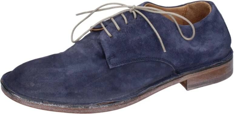 Moma Elegante Suède Instapschoenen Blue Dames