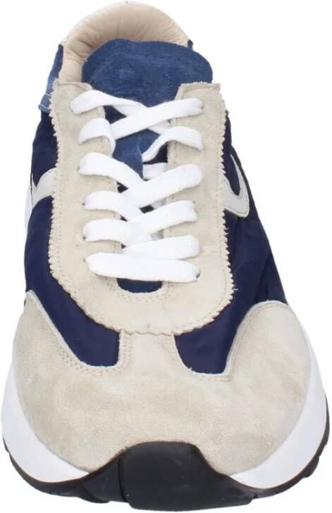 Moma Elegante Suede Schoenen voor Mannen Blue Dames