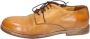 Moma Elegante Vintage Lederen Geslepen Schoenen Brown Dames - Thumbnail 2