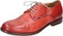 Moma Elegante Vintage Leren Damesschoenen Red Dames - Thumbnail 5