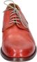 Moma Elegante Vintage Leren Damesschoenen Red Dames - Thumbnail 4