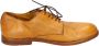 Moma Elegante Vintage Lederen Geslepen Schoenen Yellow Dames - Thumbnail 3