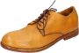Moma Elegante Vintage Lederen Geslepen Schoenen Yellow Dames - Thumbnail 5