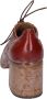 Moma Elegante Vintage Lederen Schoenen Brown Dames - Thumbnail 2
