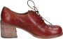Moma Elegante Vintage Lederen Schoenen Brown Dames - Thumbnail 3