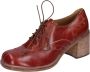 Moma Elegante Vintage Lederen Schoenen Brown Dames - Thumbnail 5