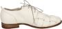 Moma Elegante Vintage Leren Schoenen voor Vrouwen White Dames - Thumbnail 3