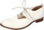 Moma Elegante Vintage Leren Schoenen voor Vrouwen White Dames - Thumbnail 5