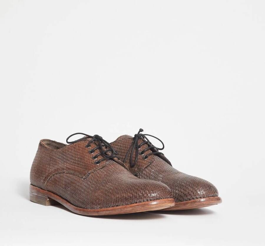 Moma Gevlochten Schoenen met Veters