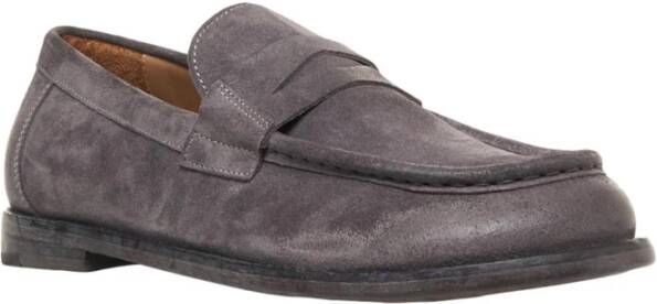 Moma Grijze Loafers met Veters Gray Heren