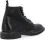 Moma Heren Zwarte Leren Enkellaars Black Heren - Thumbnail 5