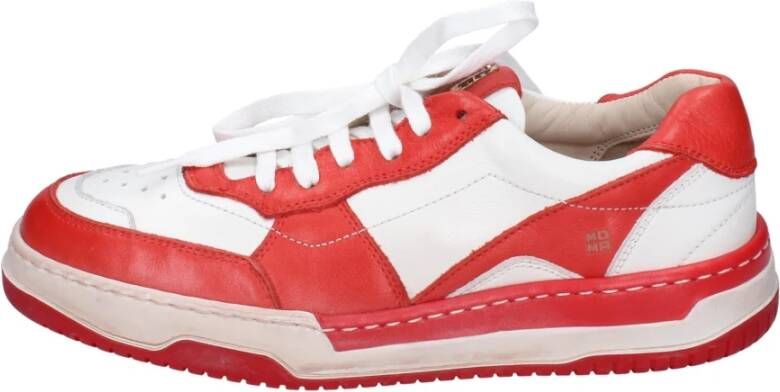 Moma Leren Sneakers voor Dames White Dames