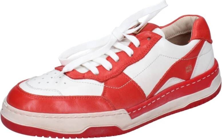 Moma Leren Sneakers voor Dames White Dames