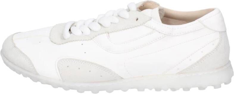 Moma Leren Sneakers White Dames