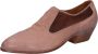 Moma Leren Enkellaarzen voor Vrouwen Beige Dames - Thumbnail 2