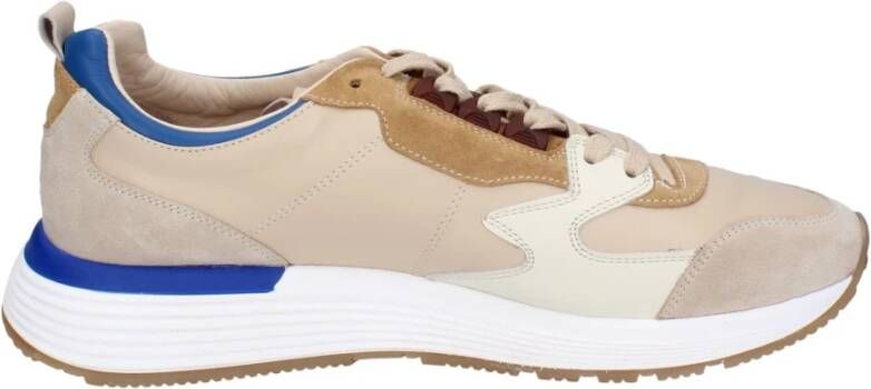 Moma Leren Heren Sneakers Beige Heren