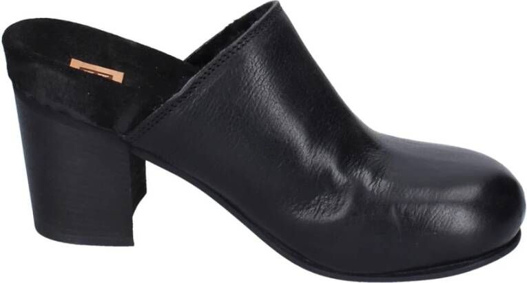 Moma Hakken Mules Black Dames