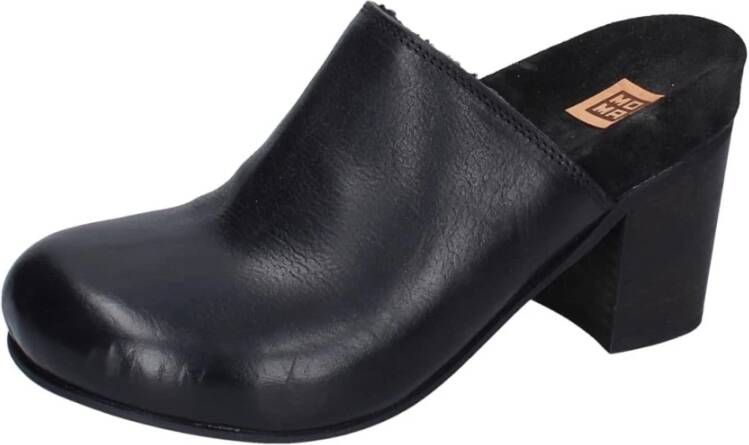 Moma Hakken Mules Black Dames