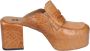Moma Heeled Mules Brown Dames - Thumbnail 3