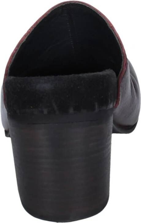 Moma Heeled Mules Red Dames