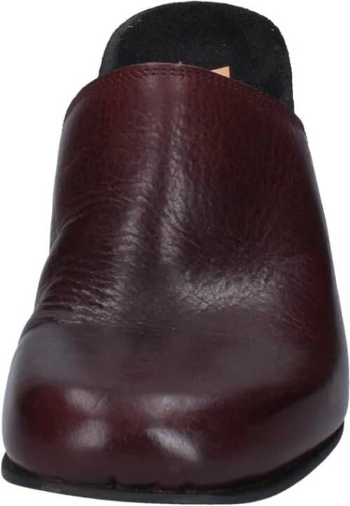 Moma Heeled Mules Red Dames
