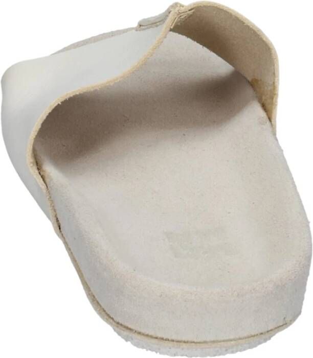Moma Leren Sandalen White Dames
