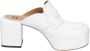 Moma Leren sandalen voor vrouwen White Dames - Thumbnail 4