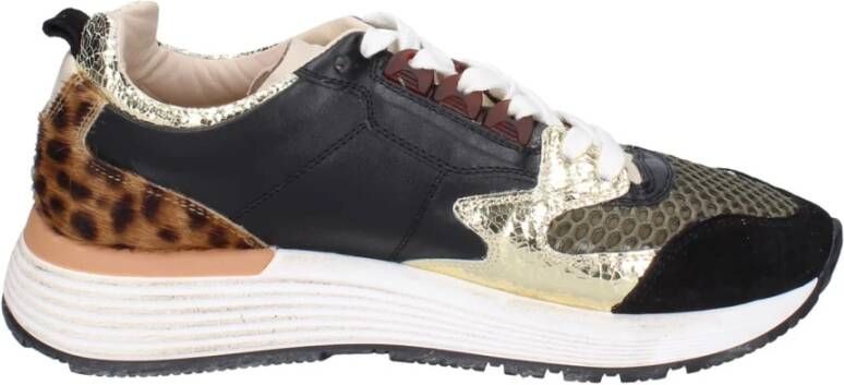Moma Leren Sneakers voor Vrouwen Multicolor Dames