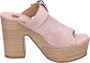 Moma Sandali Donna in camoscio Roze Dames - Thumbnail 3