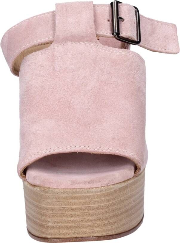 Moma Suede Hakkenmuiltjes Pink Dames