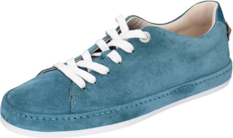 Moma Suede Damessneakers Green Dames