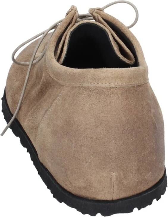 Moma Suède enkellaarsjes Beige Dames