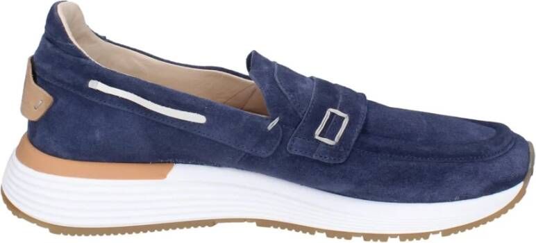 Moma Suède Loafers Blue Heren