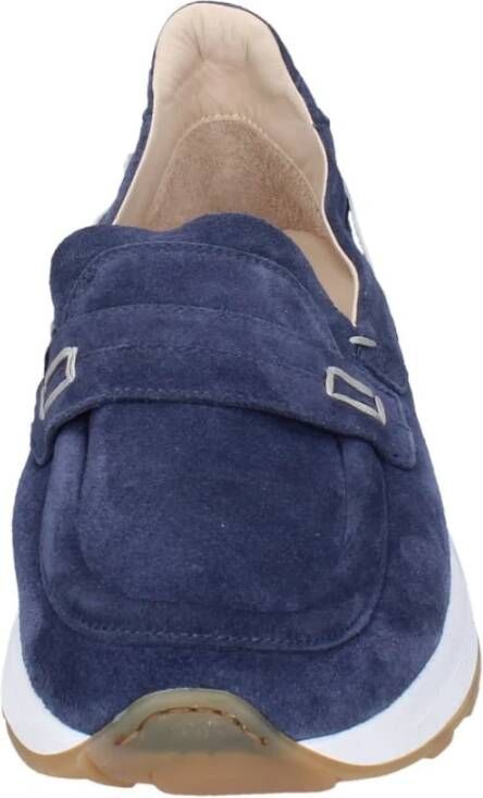 Moma Suède Loafers Blue Heren