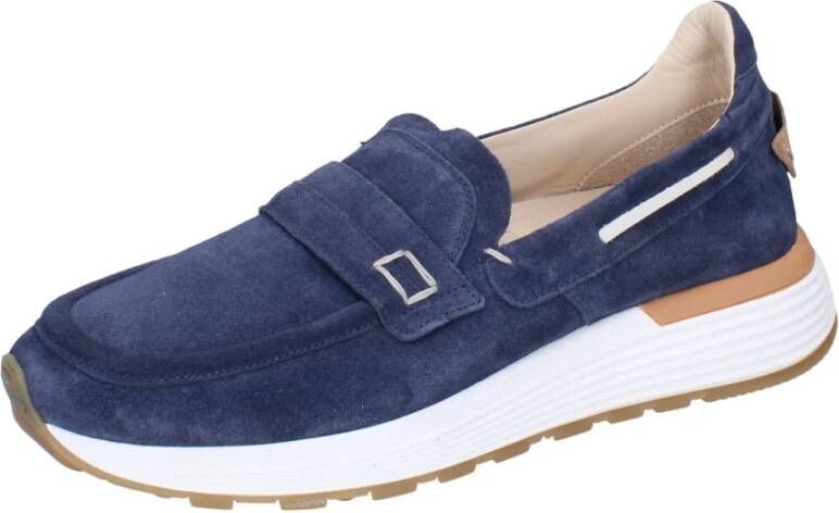 Moma Suède Loafers Blue Heren