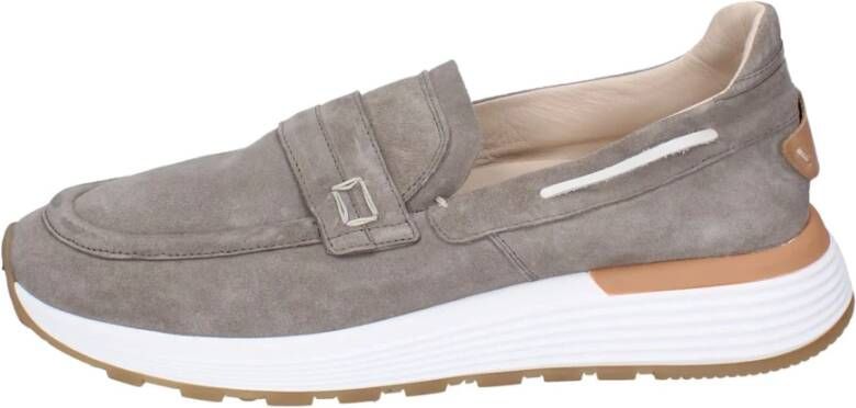 Moma Suede Loafers Gray Heren