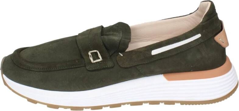 Moma Suède Loafers Green Heren